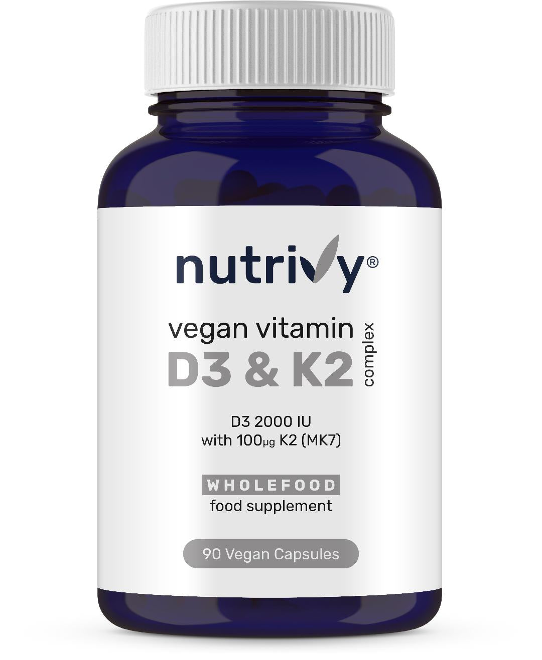 Vegan Vitamin D3 K2 Capsules
